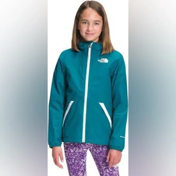 The North Face Girls Warm Storm Rain Jacket Deep Lagoon XXS (5) - Picture 1 of 9